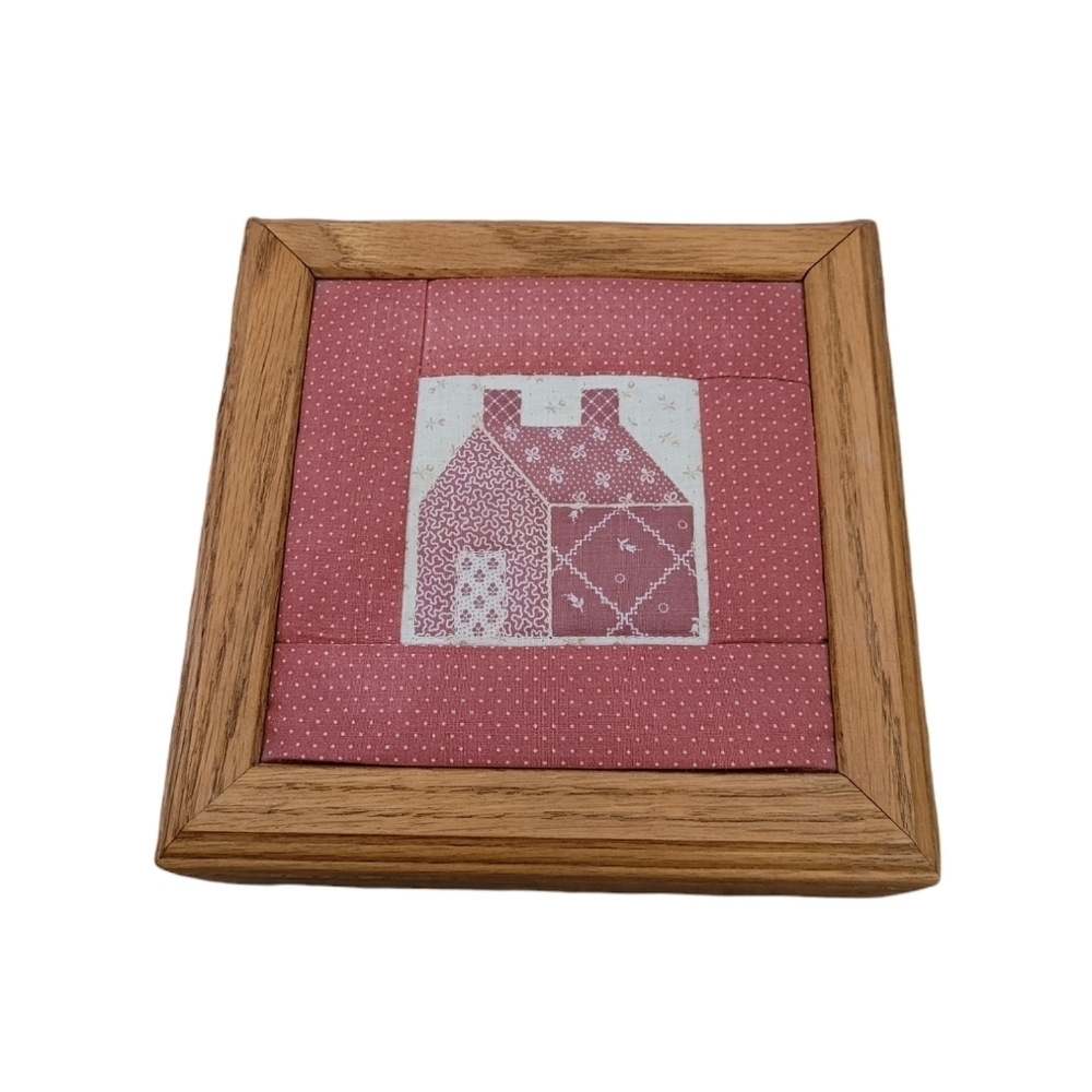 Vintage - Tennessee Wood Crafters Quilted Top Trinket Box‎
